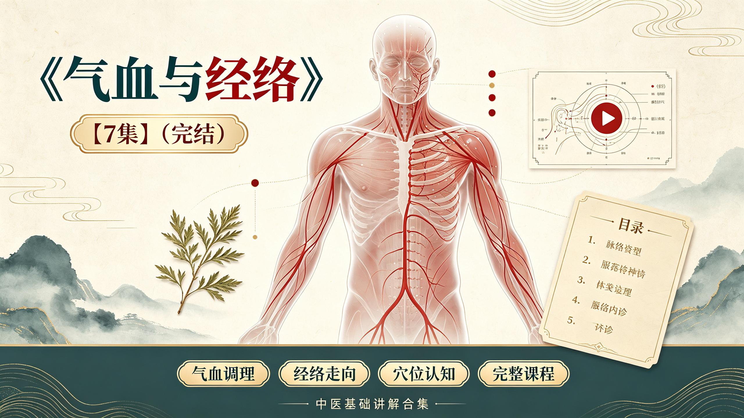 中医课程《气血与经络》【7集】(完结)